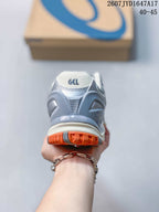 ASICS GEL-RESOLUTION 5 Tennis Shoes White Grey Orange