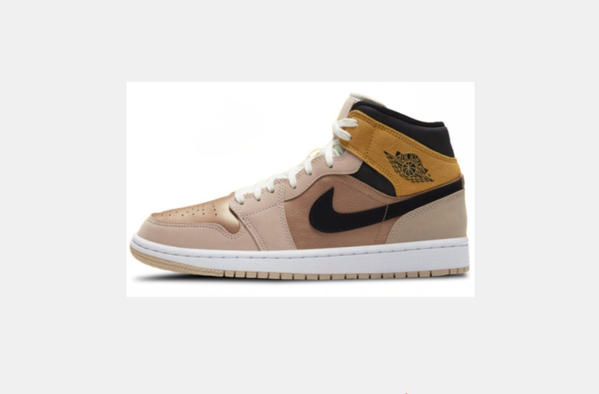 Jordan High-Top Sneakers Tan Black DD2224-200