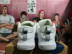 ASICS White and Gray Basketball Shoes