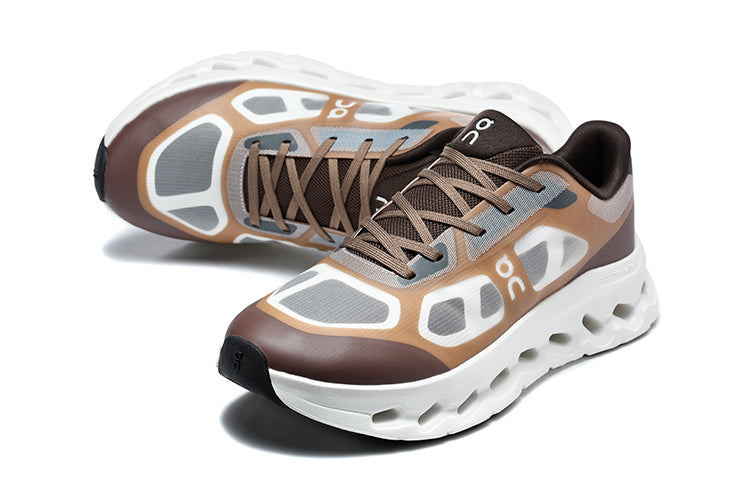 On Cloudtilt Remix Brown Running Sneakers