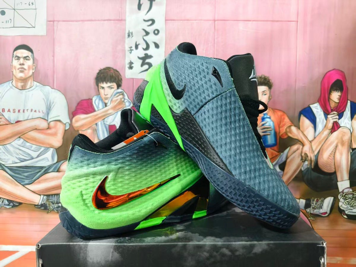 Nike Basketball Shoes in Green, Black and Blue