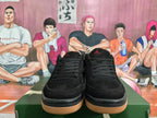 Jordan Black Green Low-Top Sneakers