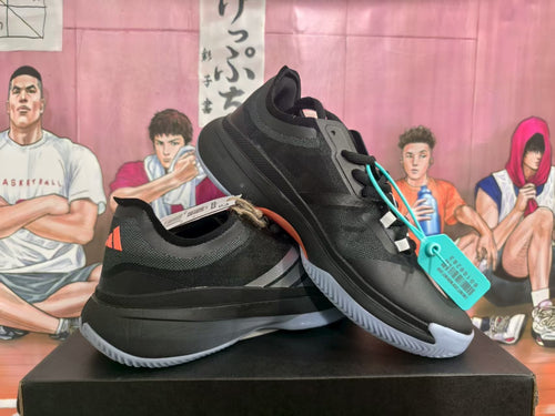Adidas Black and White Basketball Shoes