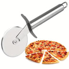 Stainless Steel Pizza Wheel Cutter Roller Baking Tool