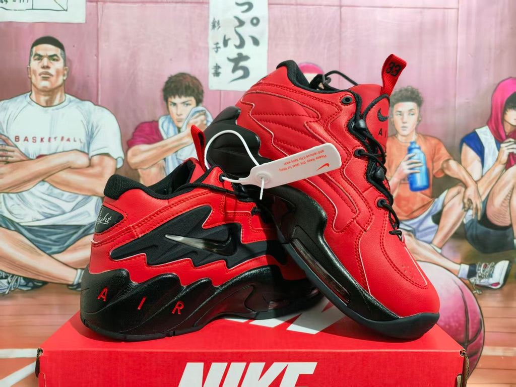 Nike Air Flight Sneakers Red Black