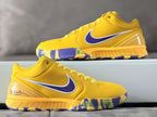 Nike Kobe 4 Basketball Sneakers Yellow Purple