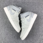 Jordan Air Jordan 1 Mid GS Light Bone Grey Fog Sneakers