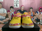 Nike LeBron Basketball Shoes in Yellow Floral Print