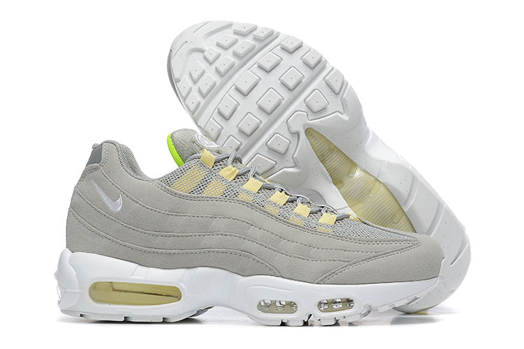 Nike Air Max 95 SE Gray and Volt Sneakers