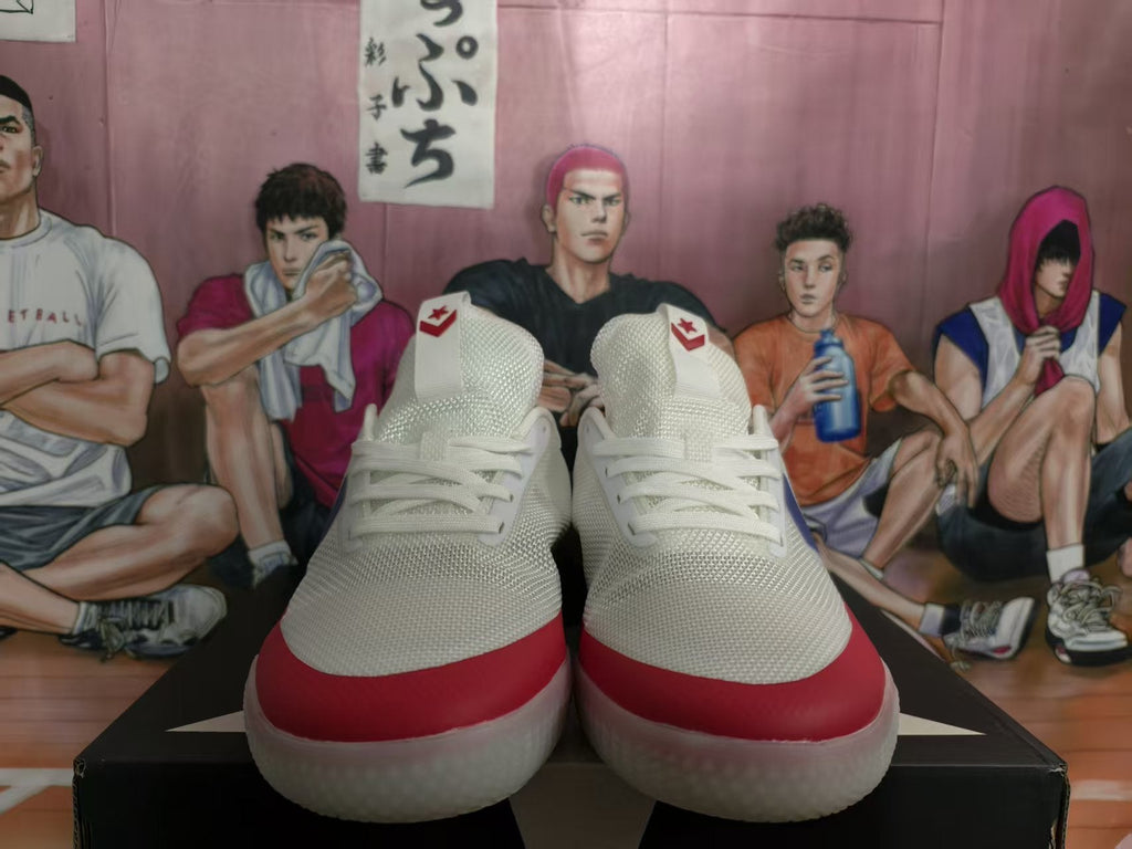 Converse Star Series Sneakers White Blue Red