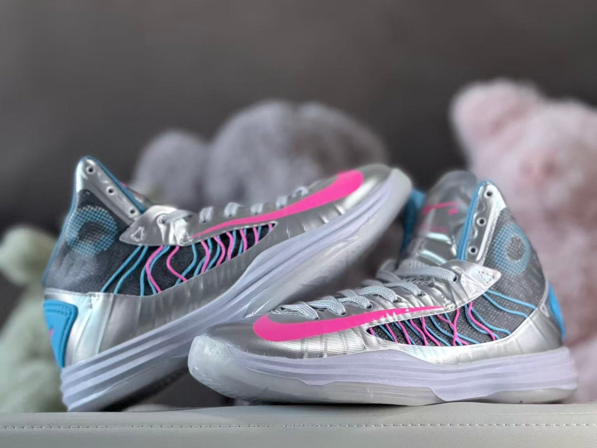 Nike HD2012 Kids High-Top Sneakers Silver