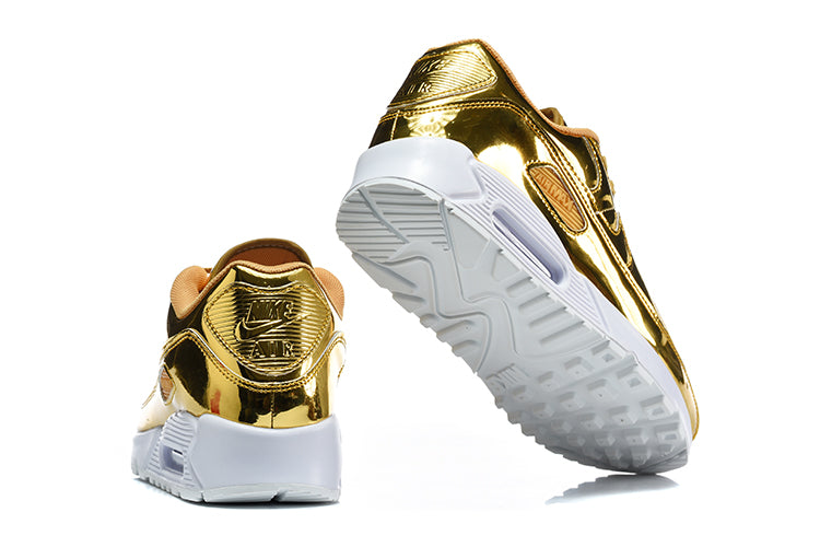 Nike Air Max 90 QS Gold Metallic Sneakers