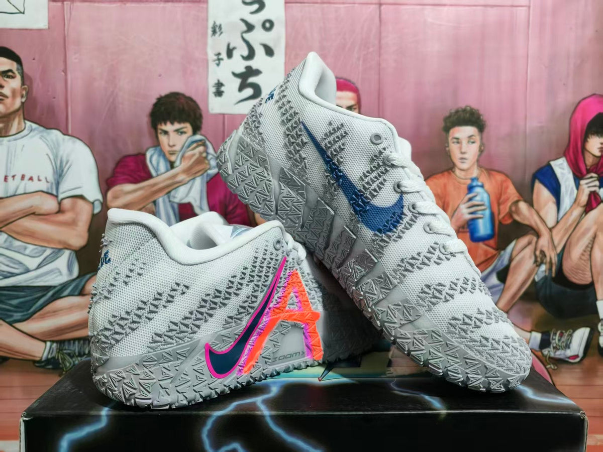 Nike LeBron 20 Basketball Shoes in Grey, White and Orange