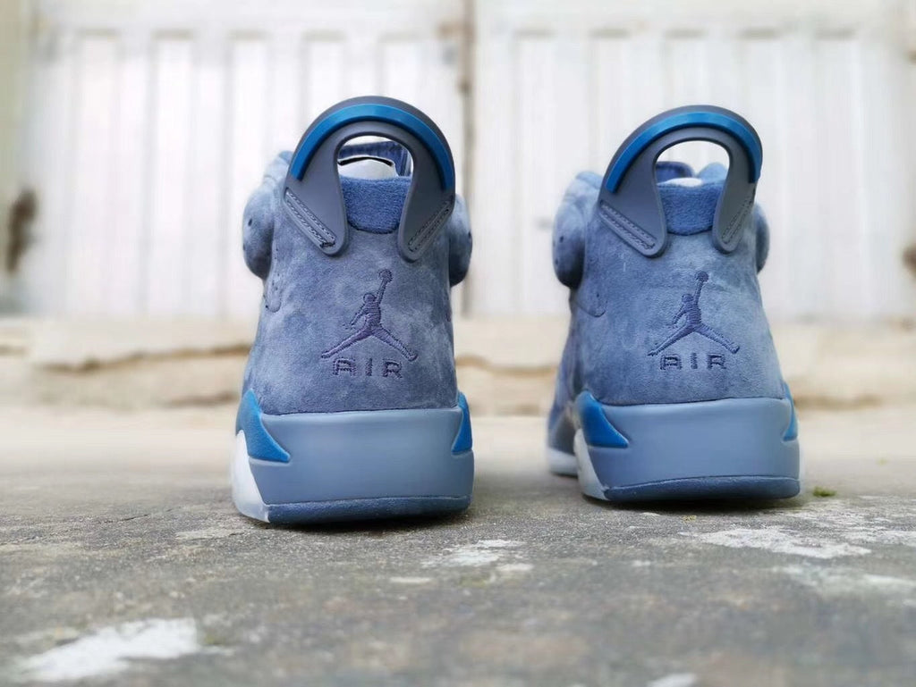 Jordan 6 Black Obsidian Blue Sneakers 384664-400