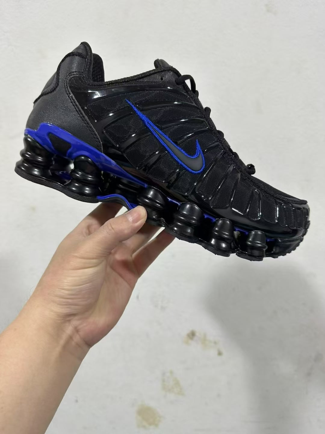 Nike Shox TL Black and Blue Sneakers CN0151-006