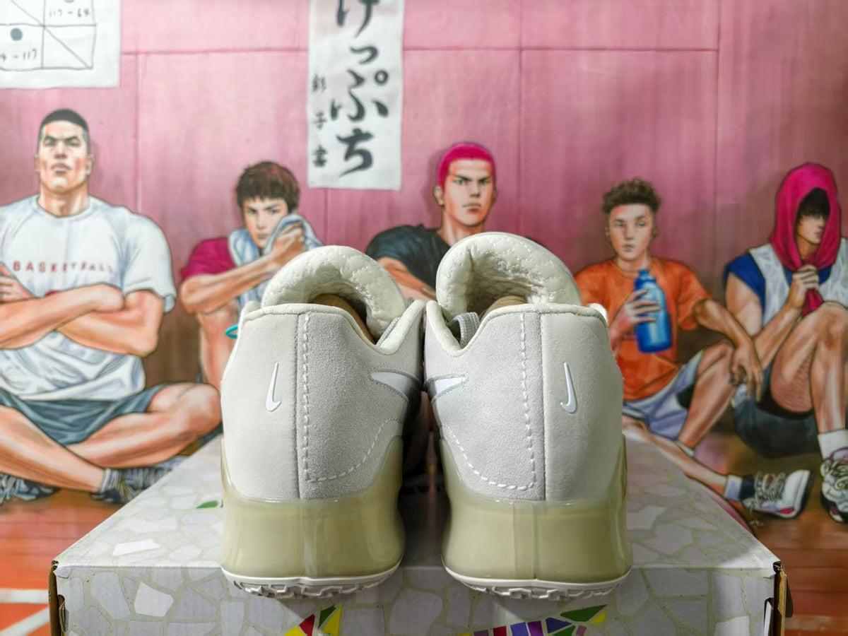 Nike Basketball Shoes in Off-White with Translucent Sole