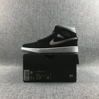 Air Jordan 1 Mid Black Grey Red 554724-060 Sneakers