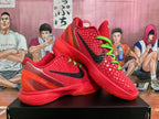 Nike Zoom Basketball Sneakers Red Green