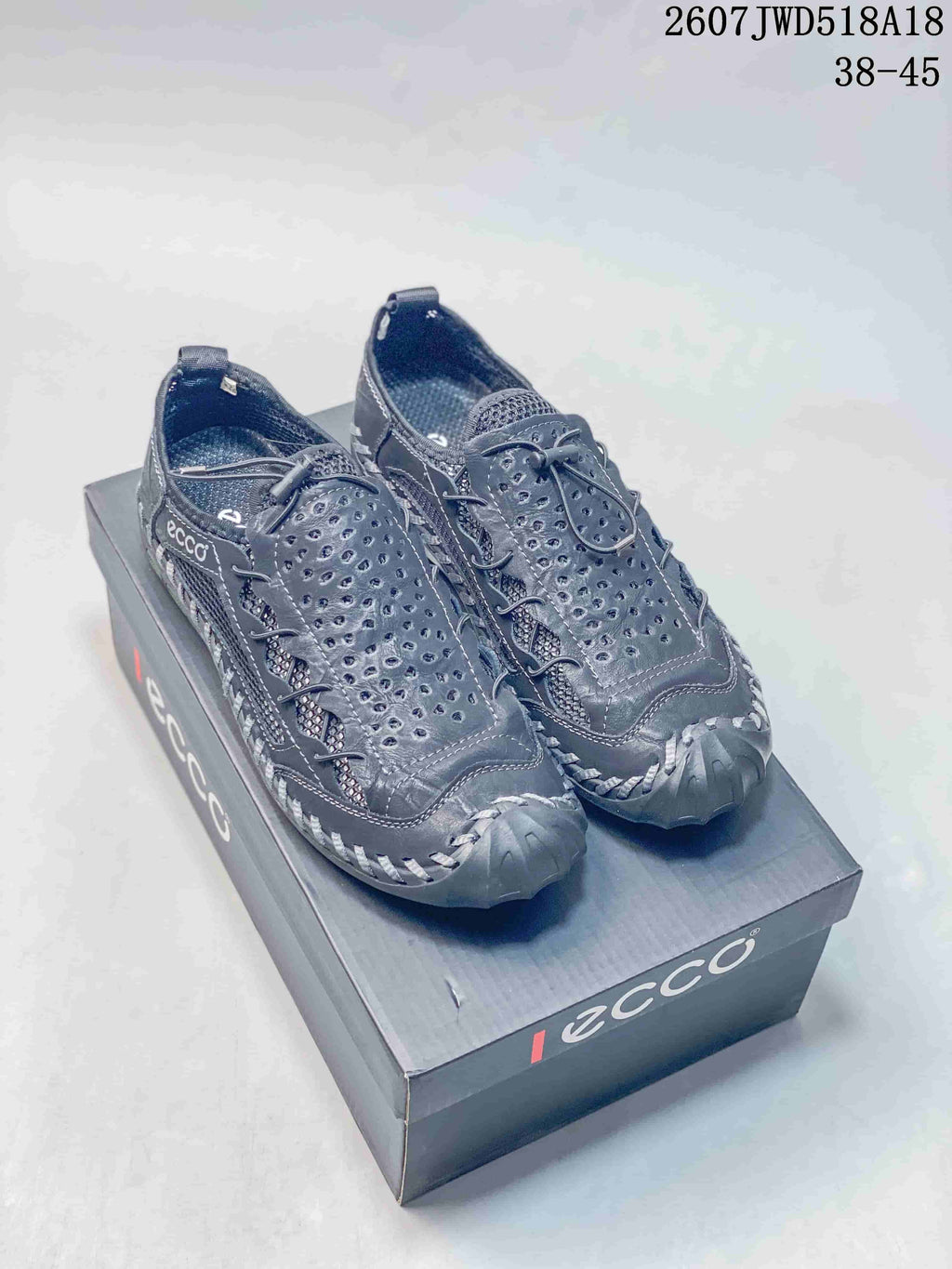 ECCO 2607JWD518A18 Men's Outdoor Sneakers Black
