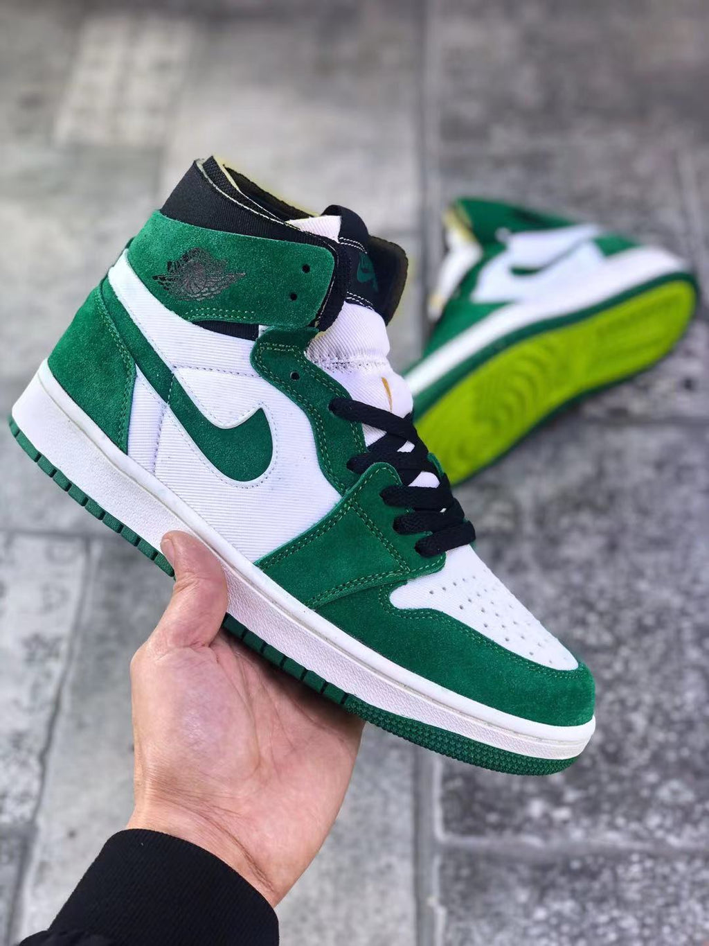 Jordan Air Jordan 1 Zoom CMFT Green White Sneakers CT0978-300