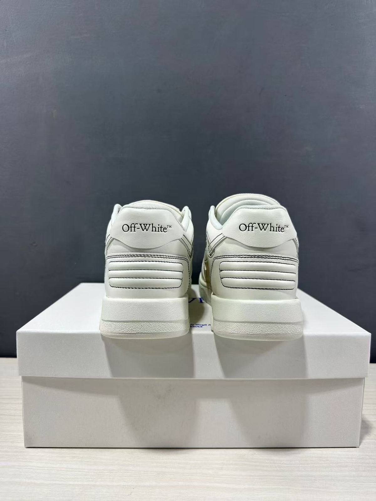 Off-White Out Of Office Low-Top Sneakers Cream White
