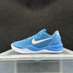 Nike Kobe 8 Low Blue White Basketball Shoes