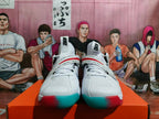 Nike Basketball Sneakers White Red Blue