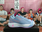 Jordan Purple Blue Basketball Sneakers