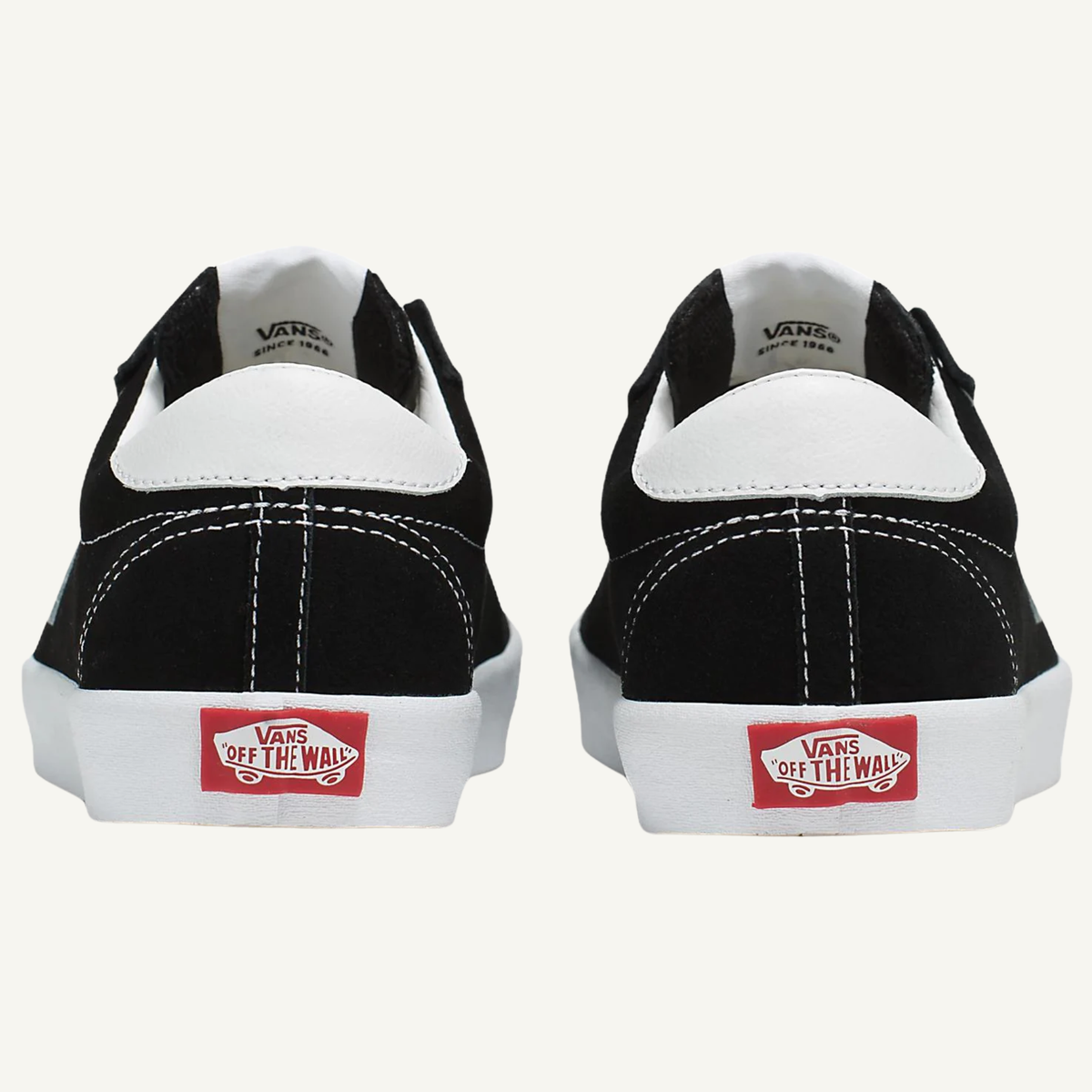 Vans Men's Black Sport Low Sneakers, VN000CQRBZW