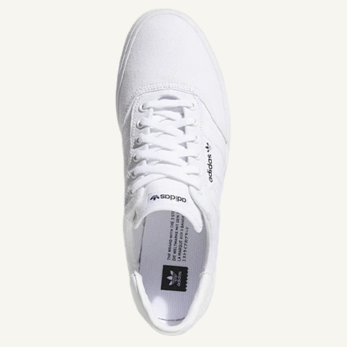 Adidas Men's White 3MC Vulc Sneakers, B22705