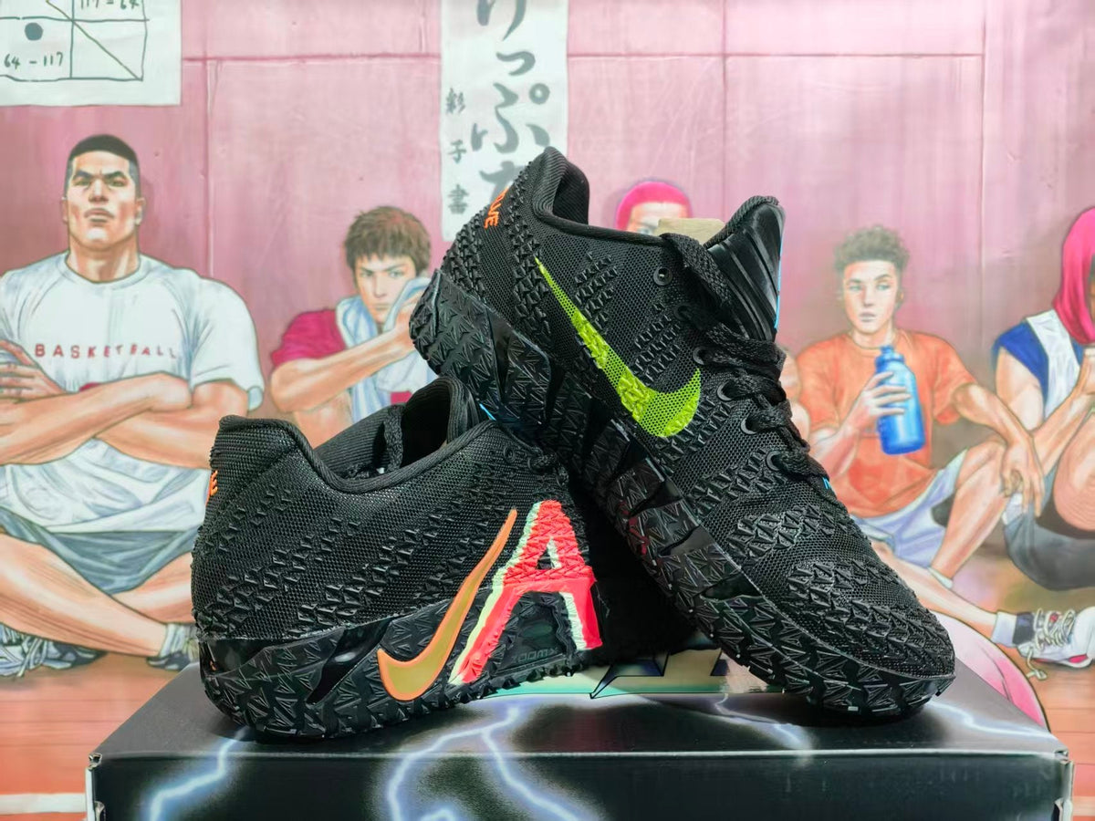 Nike Black Red Basketball Sneakers