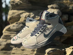 Nike HD2008 High-Top Basketball Sneakers Gray Black