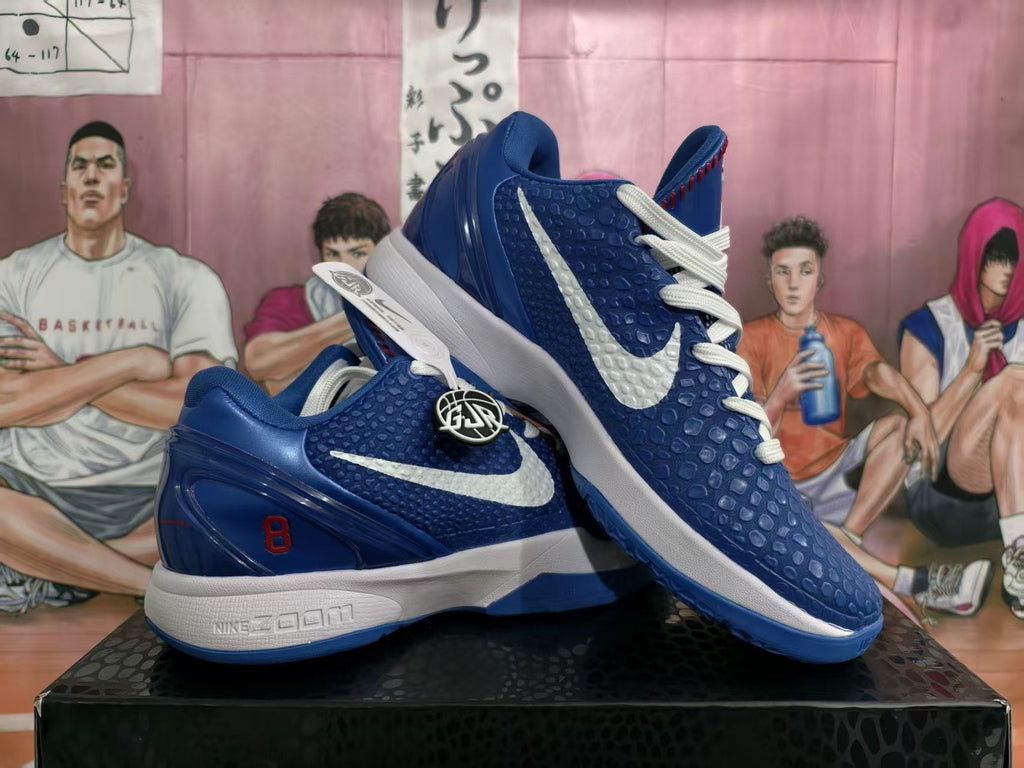 Nike Basketball Sneakers White and Blue EU 39–46