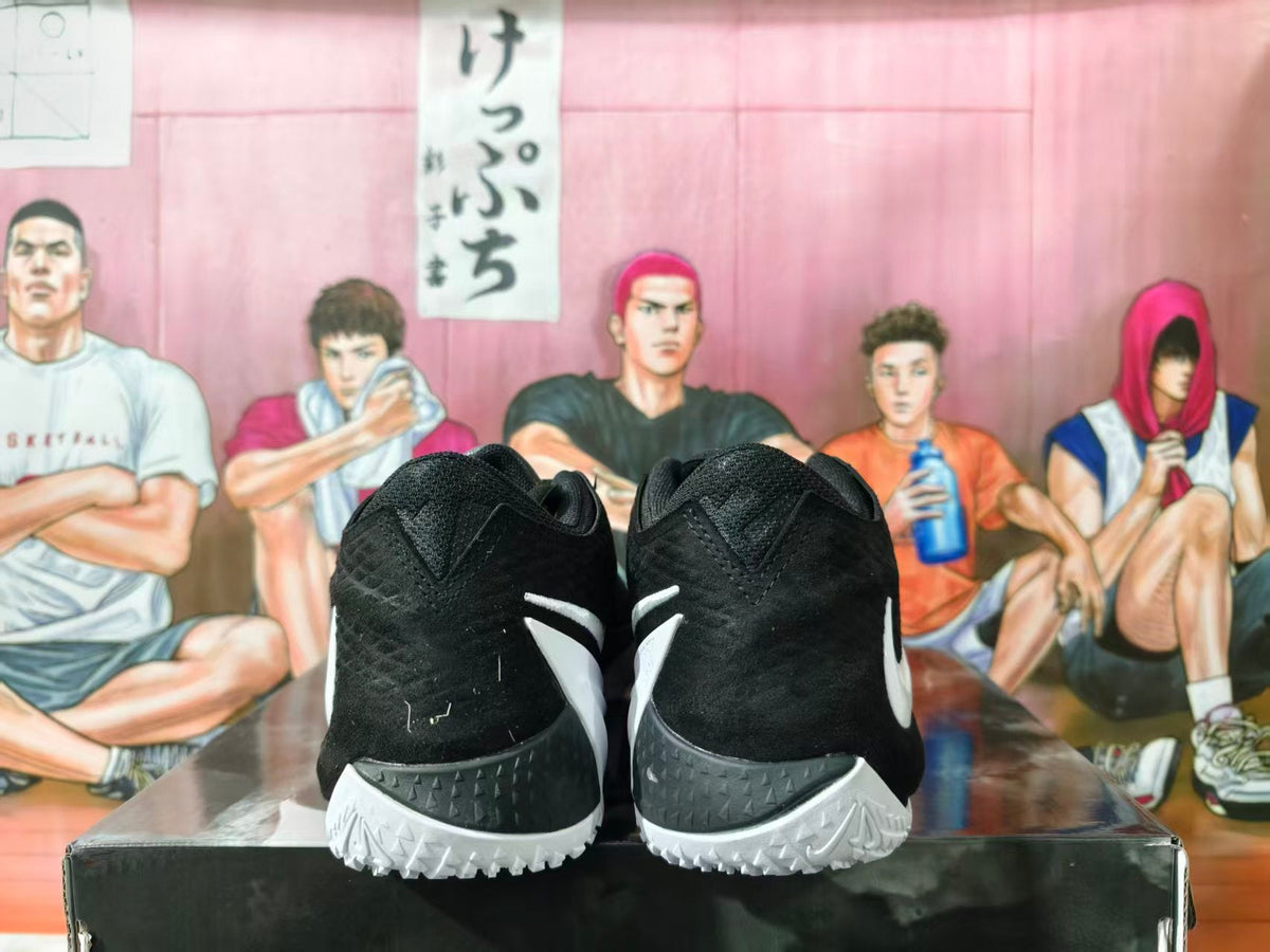 Nike Black Basketball Sneakers with White Swoosh