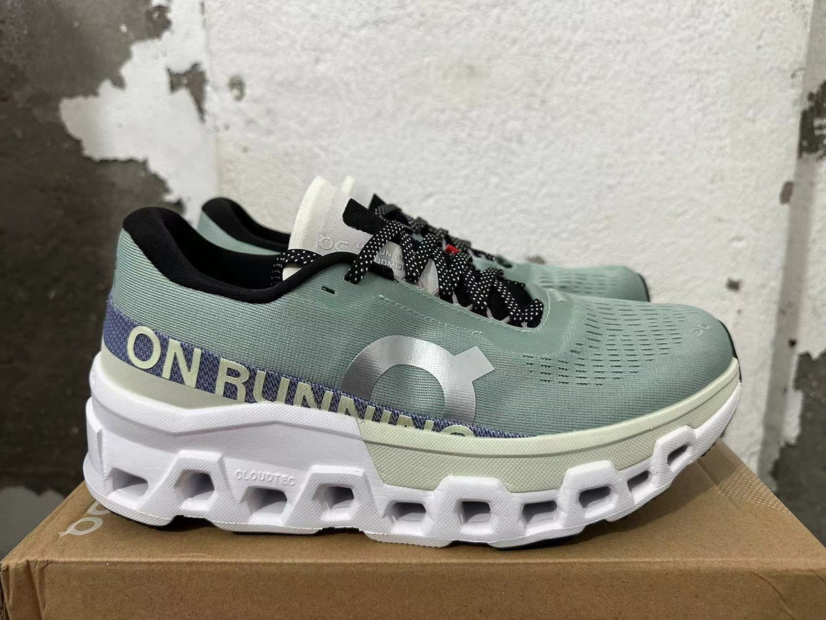 On Cloudmonster 2 Running Shoes, Sage Green