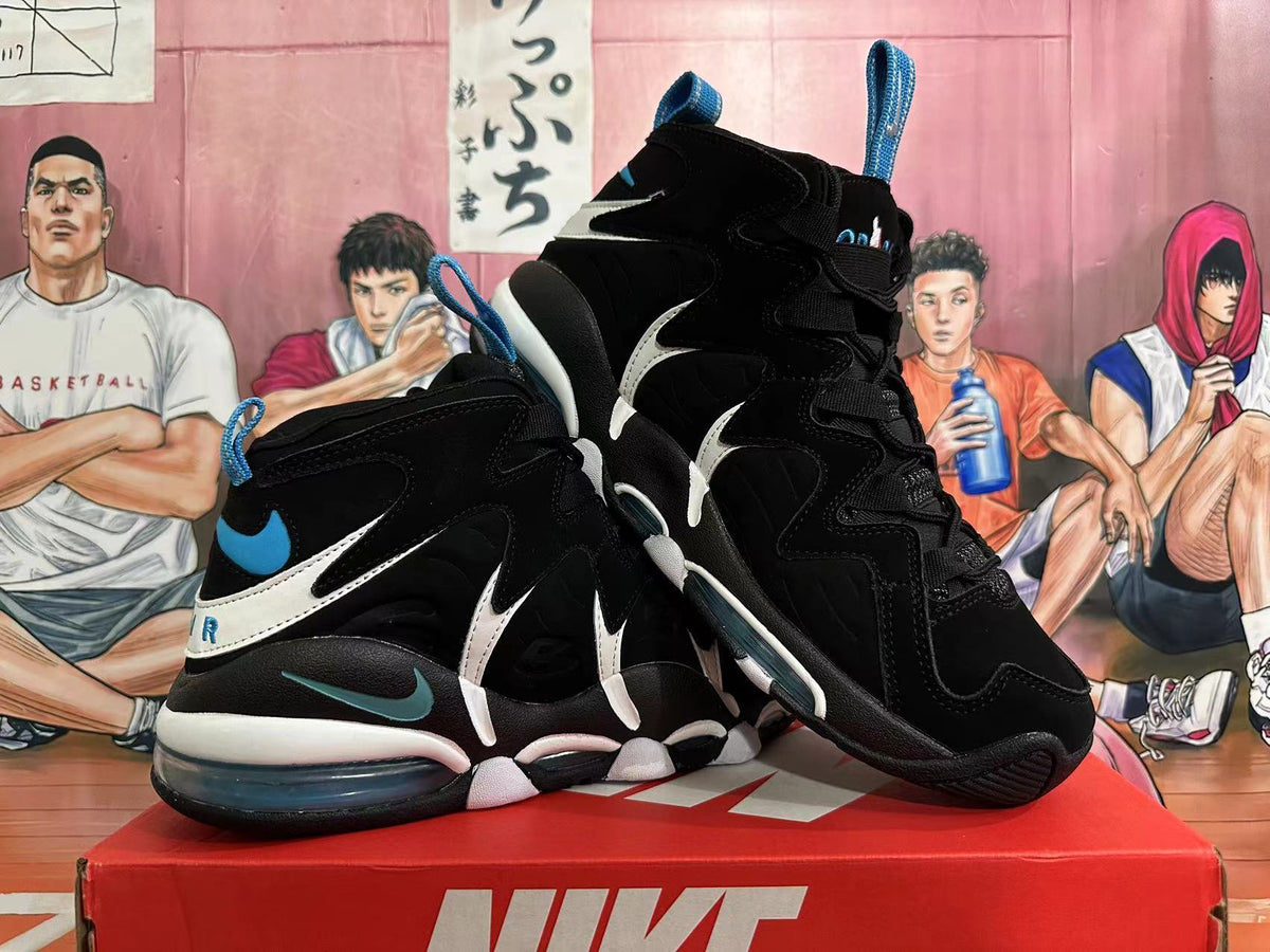 Nike Air Max Uptempo 95 Black Blue Basketball Shoes