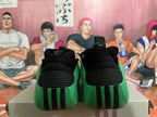 Black and Green Basketball Sneakers