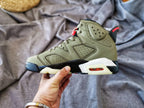Air Jordan 6 TS 3M High-Top Sneakers Olive