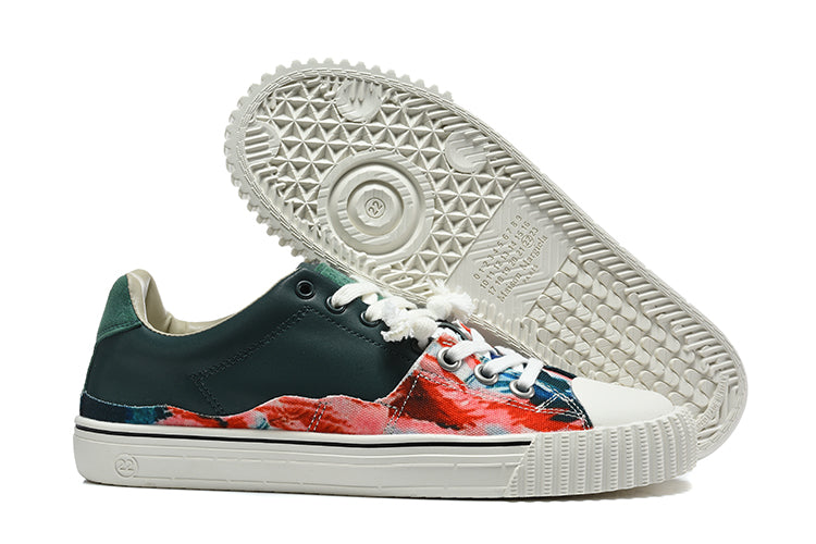 Maison Margiela Tabi Low-Top Sneakers with Graphic Panels