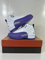 Air Jordan 12 Retro White Purple Sneakers CT8013-150