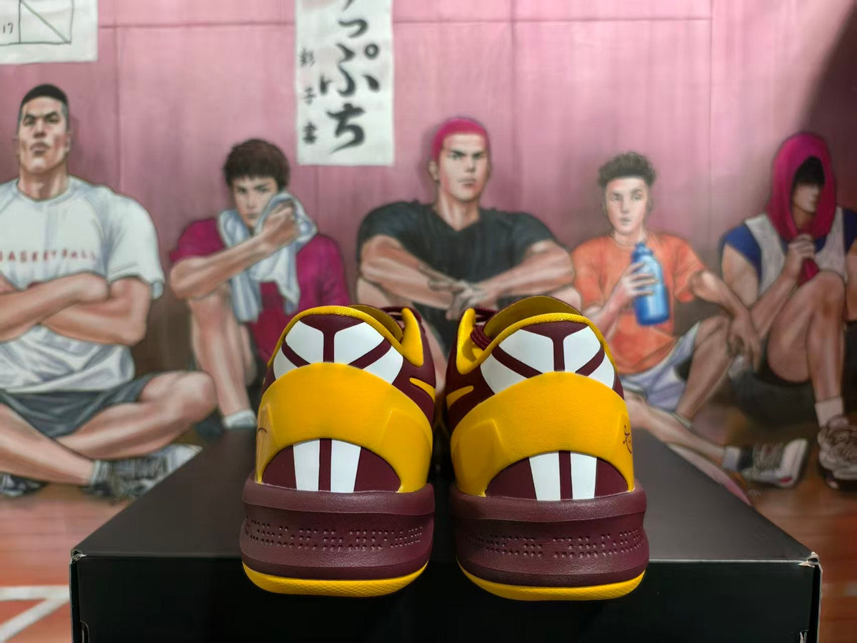 Nike USC Basketball Shoes in Burgundy and Gold