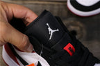 Air Jordan 1 Low Black Toe Sneakers 553558-116