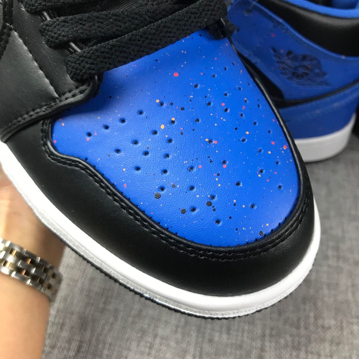 Jordan Air Jordan 1 Mid Black Game Royal Sneakers