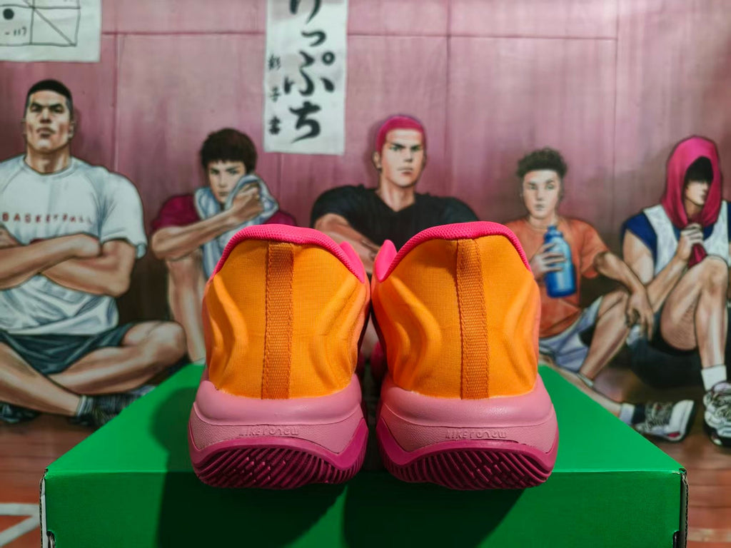Nike Basketball Shoes in Pink and Orange