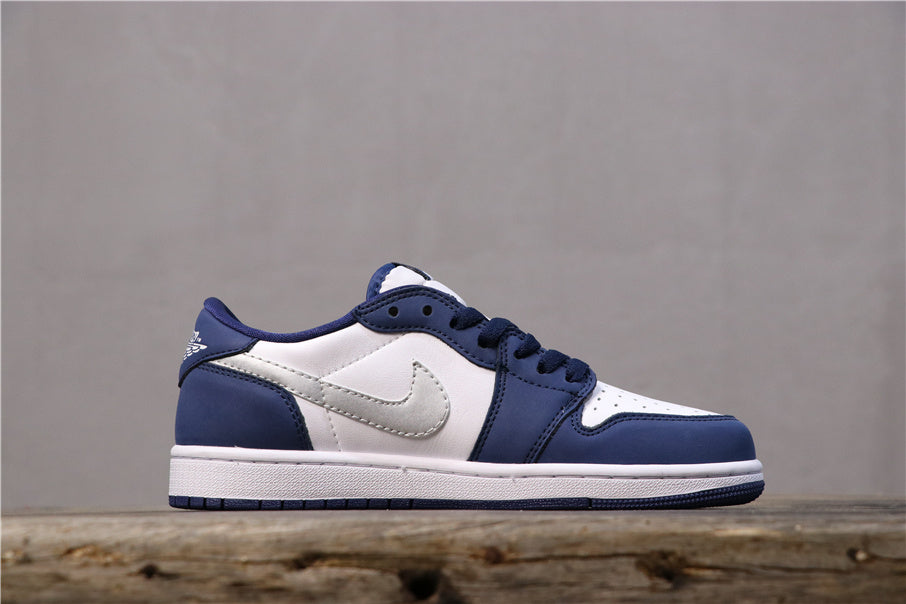 Nike SB x Air Jordan 1 Low CJ7891-400 Navy White Sneakers