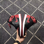 Air Jordan 1 High-Top Sneakers Black Red White