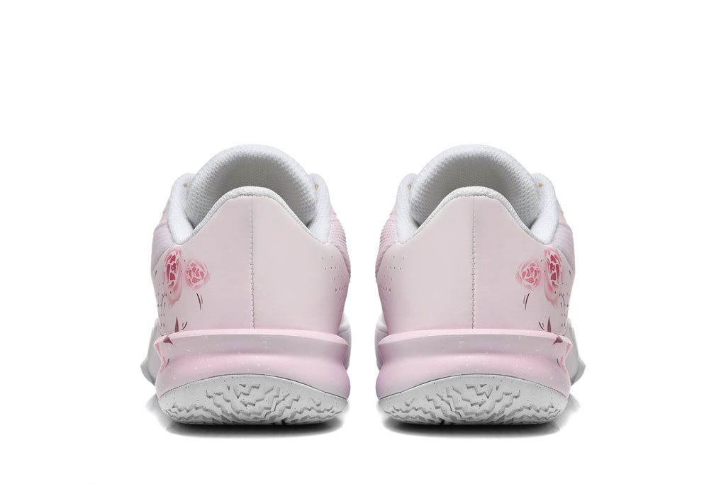 Nike Precision 7 Basketball Shoes in White and Pink