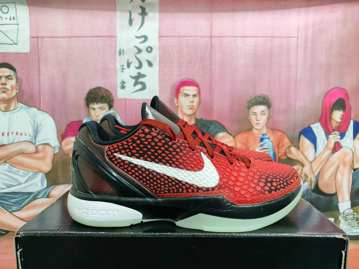 Nike Zoom Black and Red Basketball Sneakers