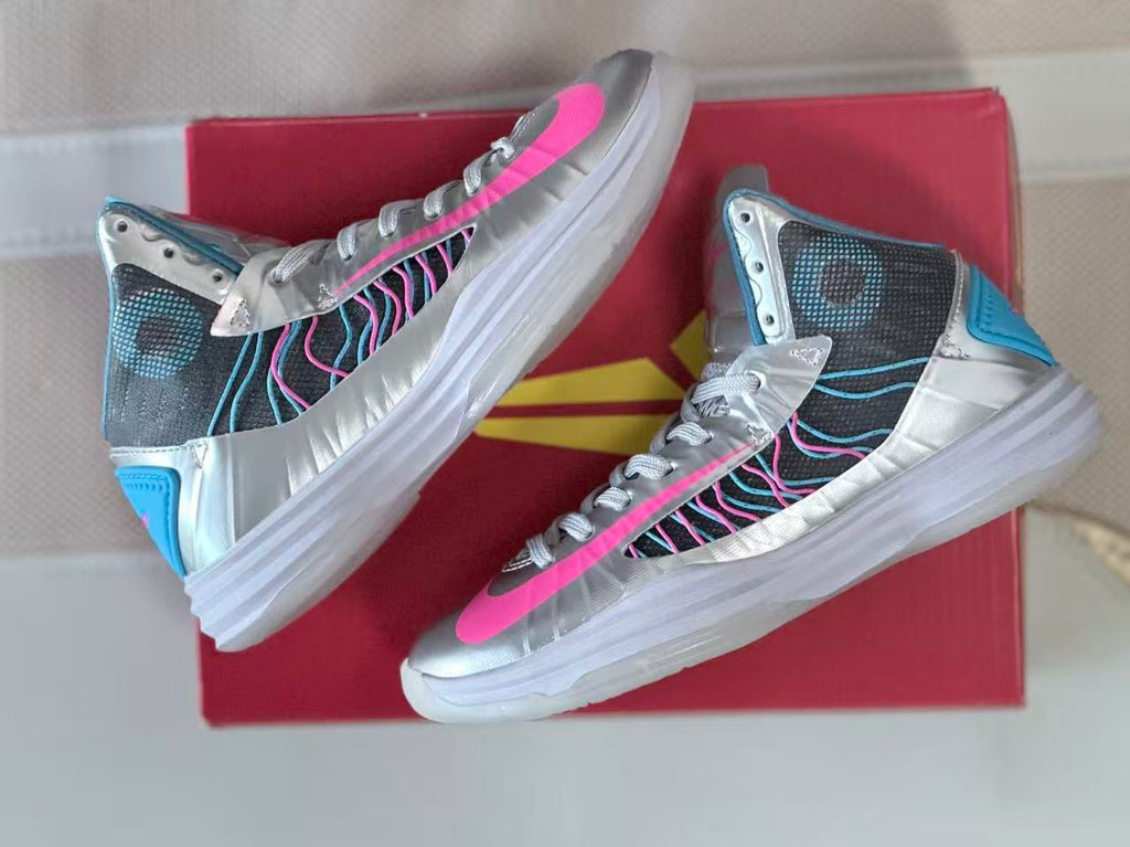 Nike HD2012 Kids High-Top Sneakers Silver