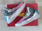 Nike HD2012 Kids High-Top Sneakers Silver